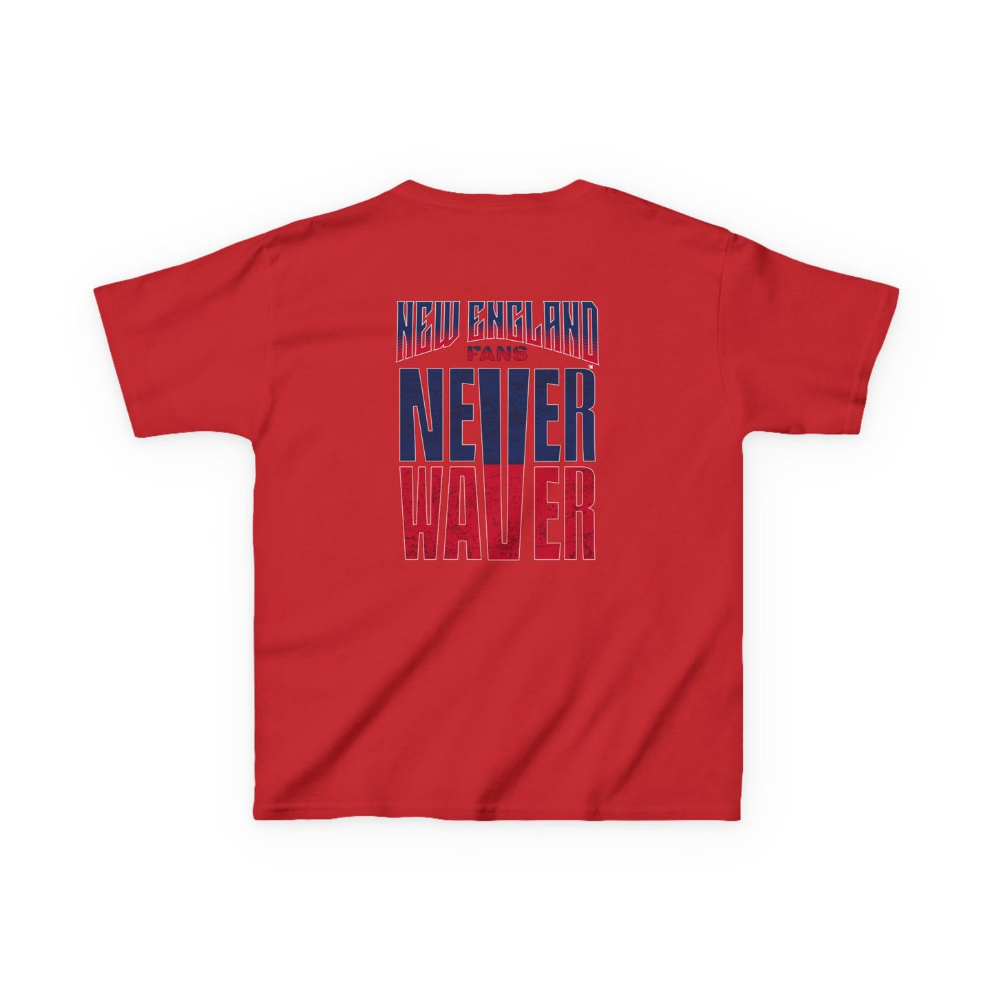 New England Fans Never Waver Kids Heavy Cotton™ Tee - Never Waver
