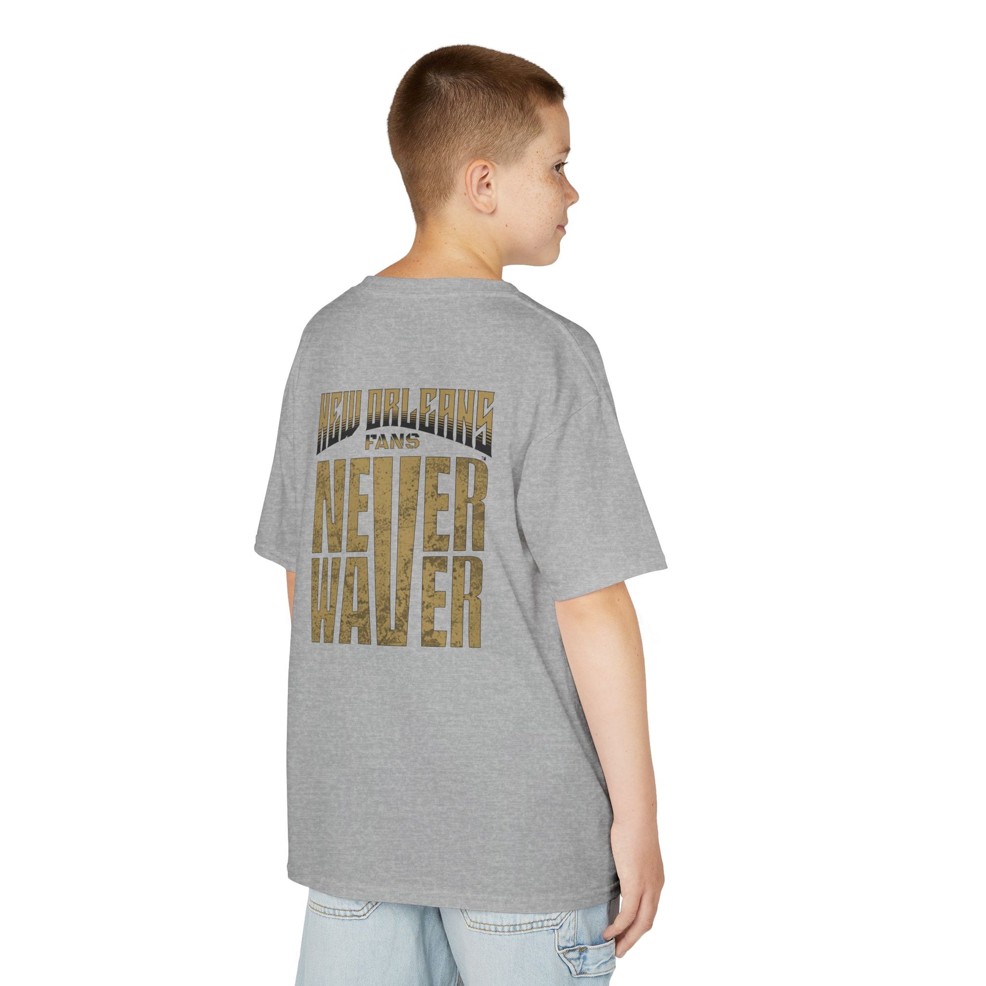 New Orleans Fans Never Waver Kids Heavy Cotton™ Tee - Never Waver