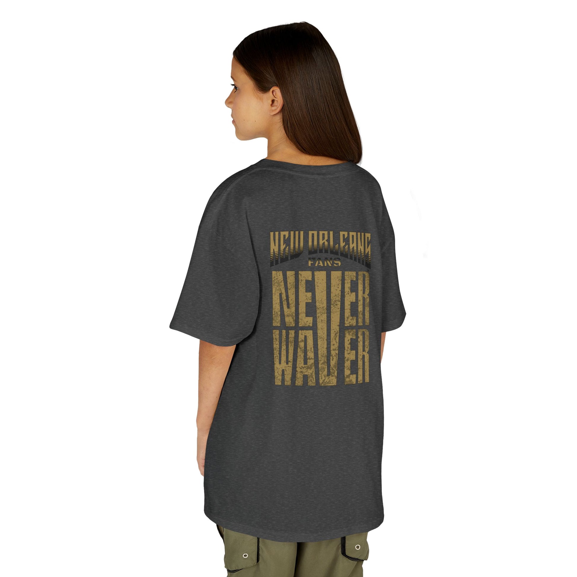 New Orleans Fans Never Waver Kids Heavy Cotton™ Tee - Never Waver