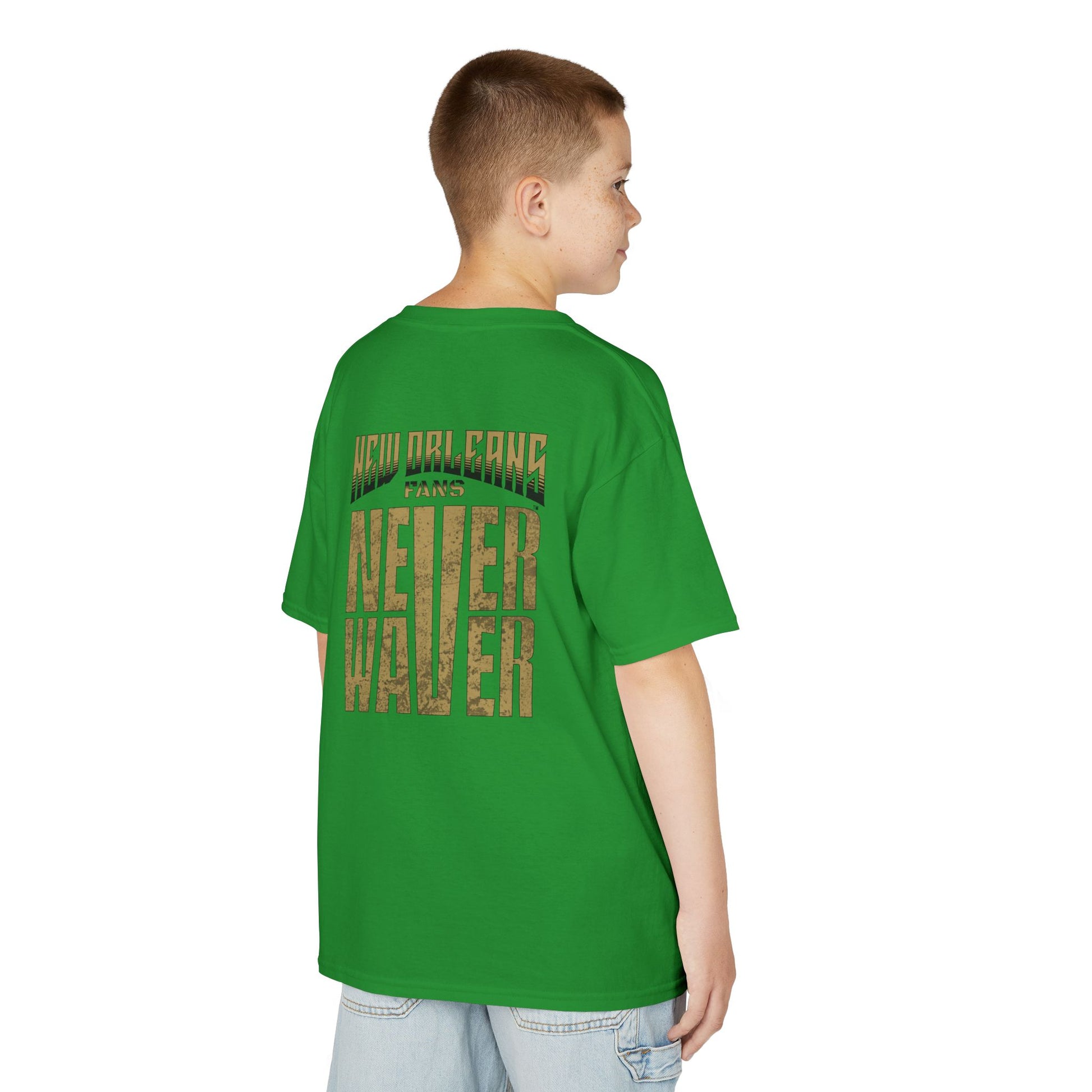 New Orleans Fans Never Waver Kids Heavy Cotton™ Tee - Never Waver
