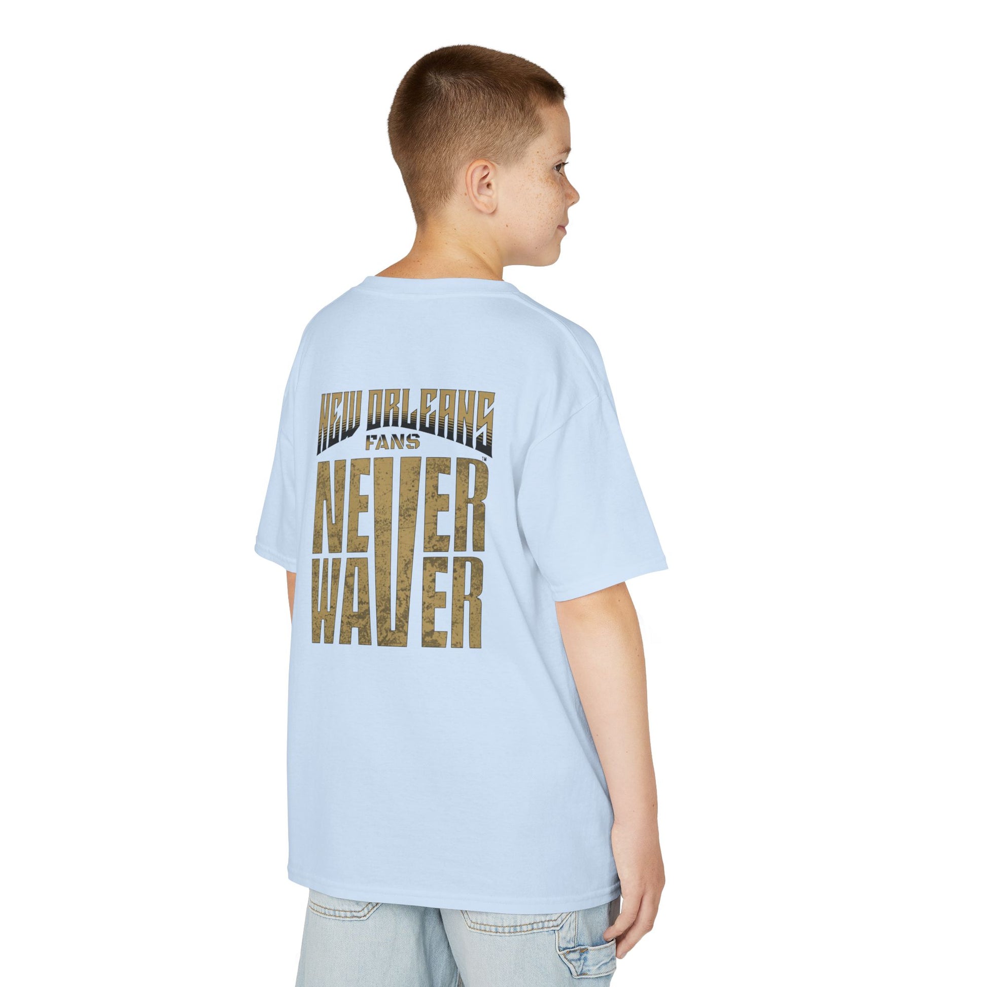 New Orleans Fans Never Waver Kids Heavy Cotton™ Tee - Never Waver