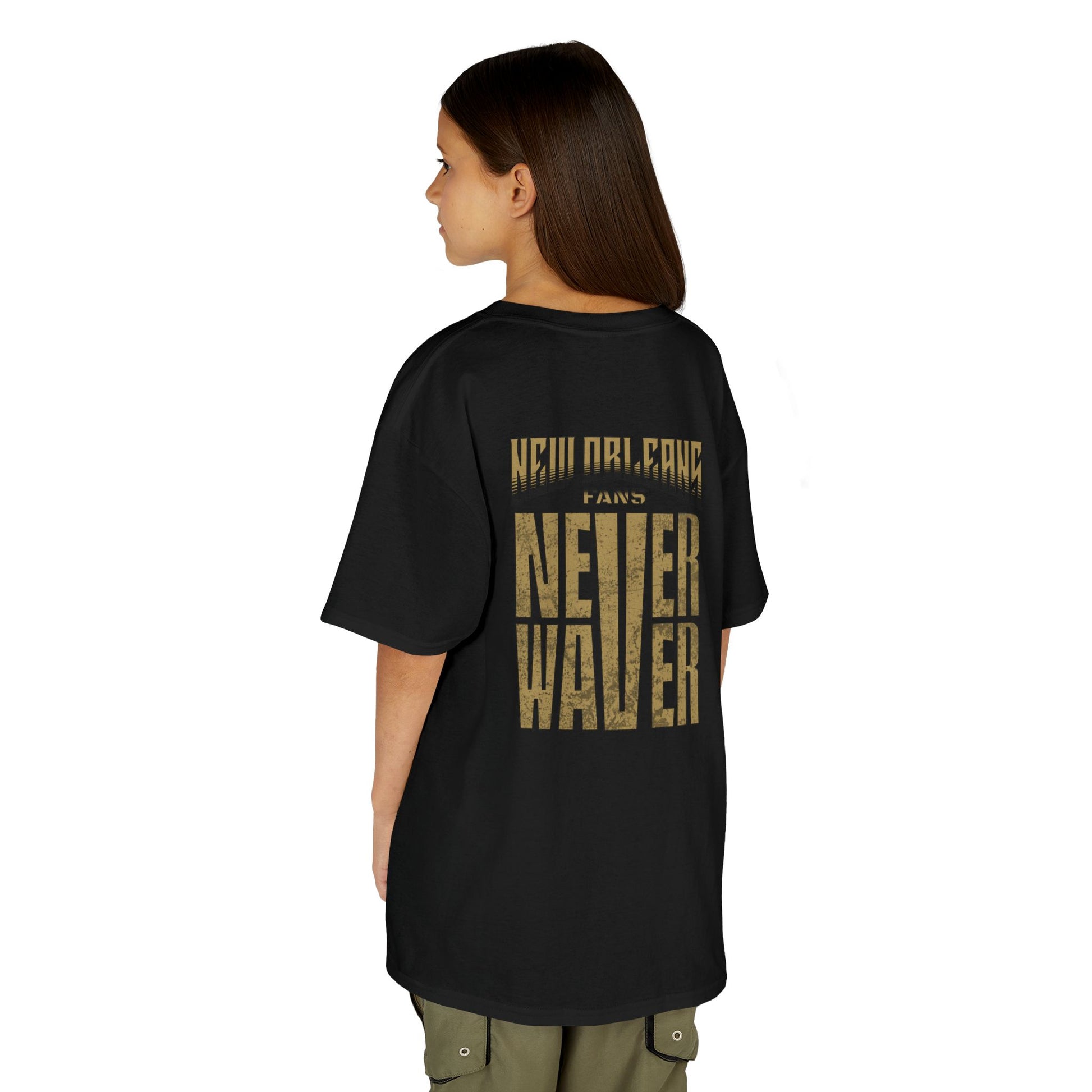 New Orleans Fans Never Waver Kids Heavy Cotton™ Tee - Never Waver
