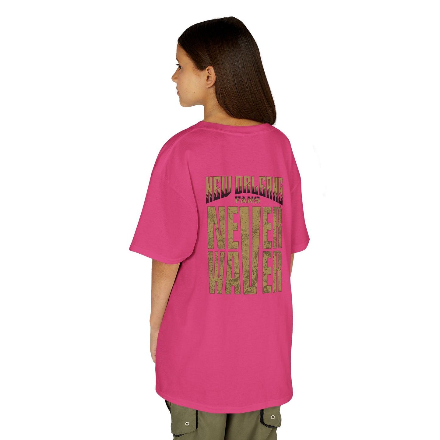 New Orleans Fans Never Waver Kids Heavy Cotton™ Tee - Never Waver