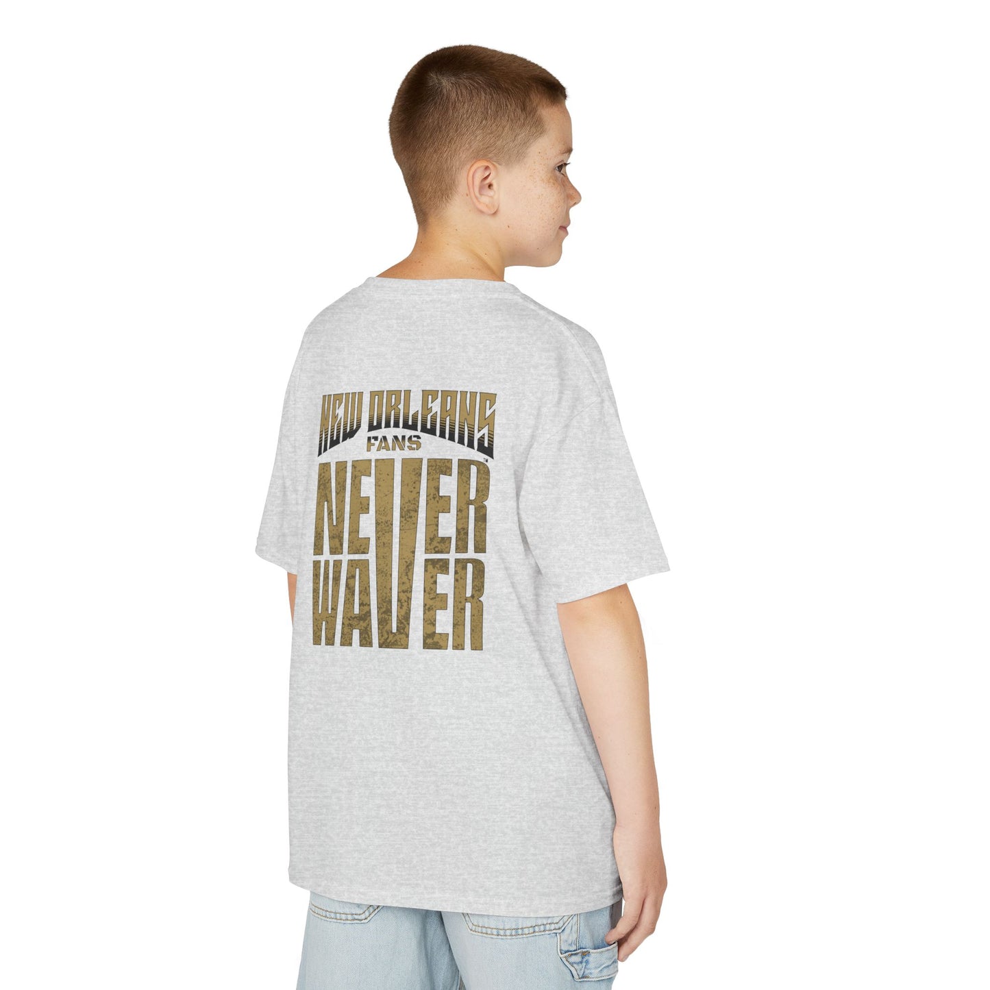 New Orleans Fans Never Waver Kids Heavy Cotton™ Tee - Never Waver