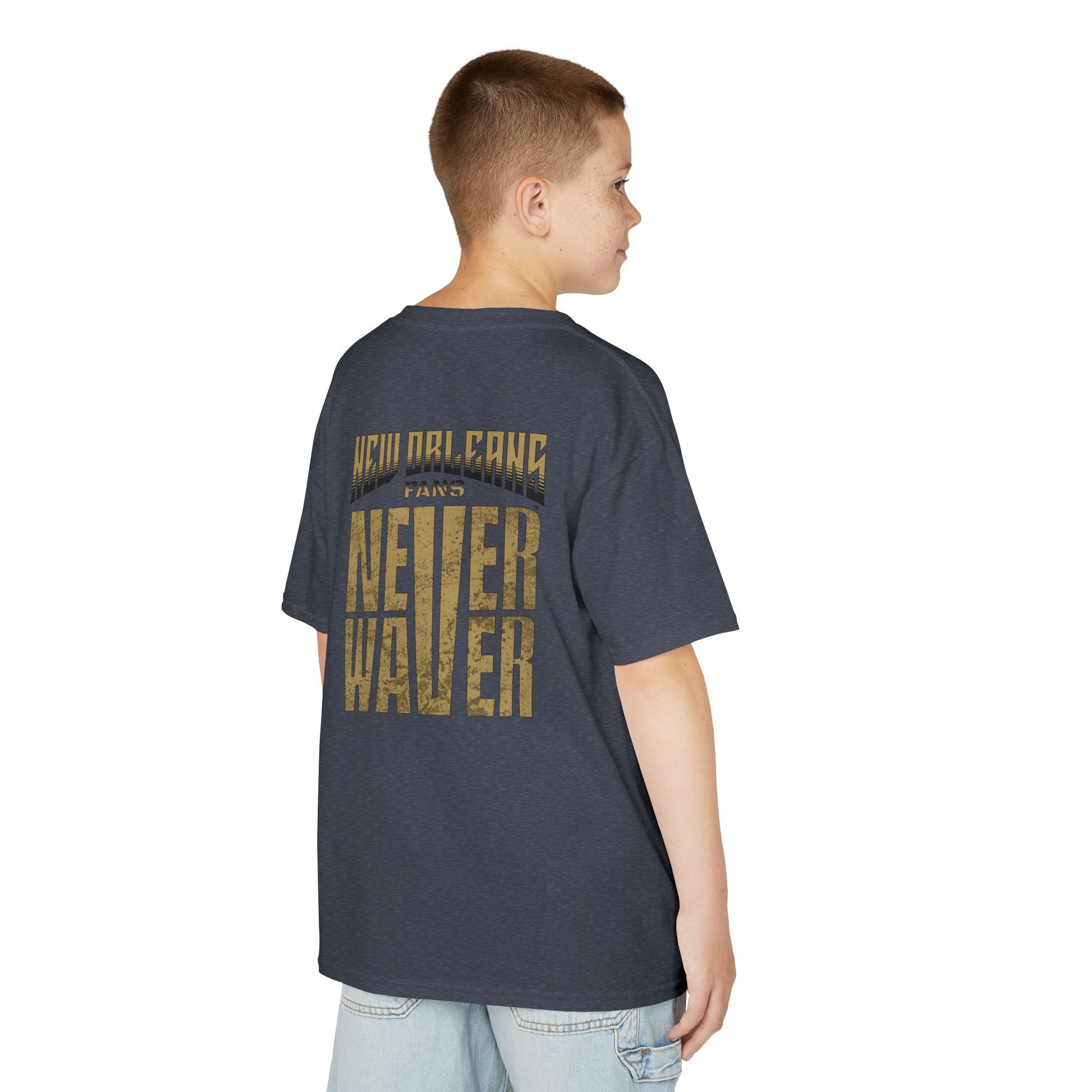 New Orleans Fans Never Waver Kids Heavy Cotton™ Tee - Never Waver