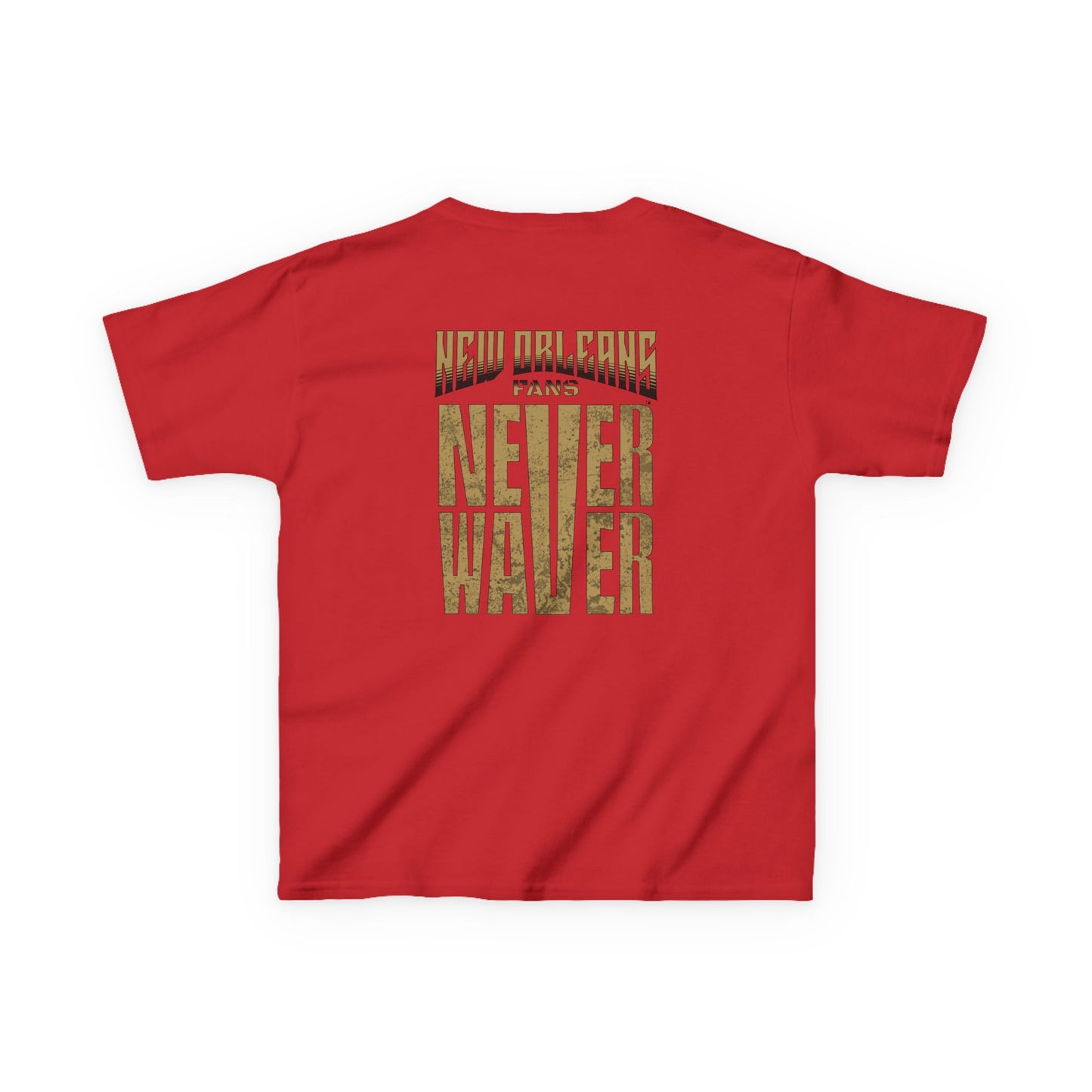 New Orleans Fans Never Waver Kids Heavy Cotton™ Tee - Never Waver