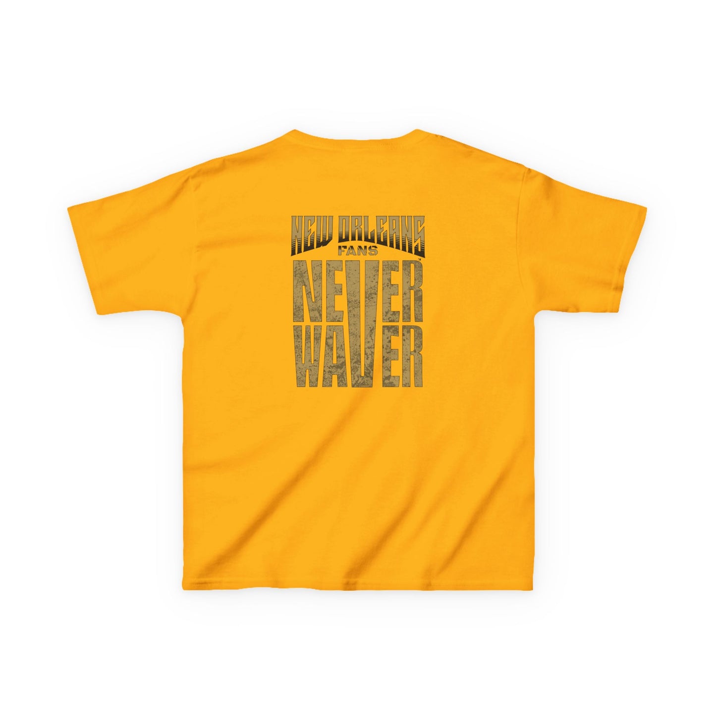 New Orleans Fans Never Waver Kids Heavy Cotton™ Tee - Never Waver