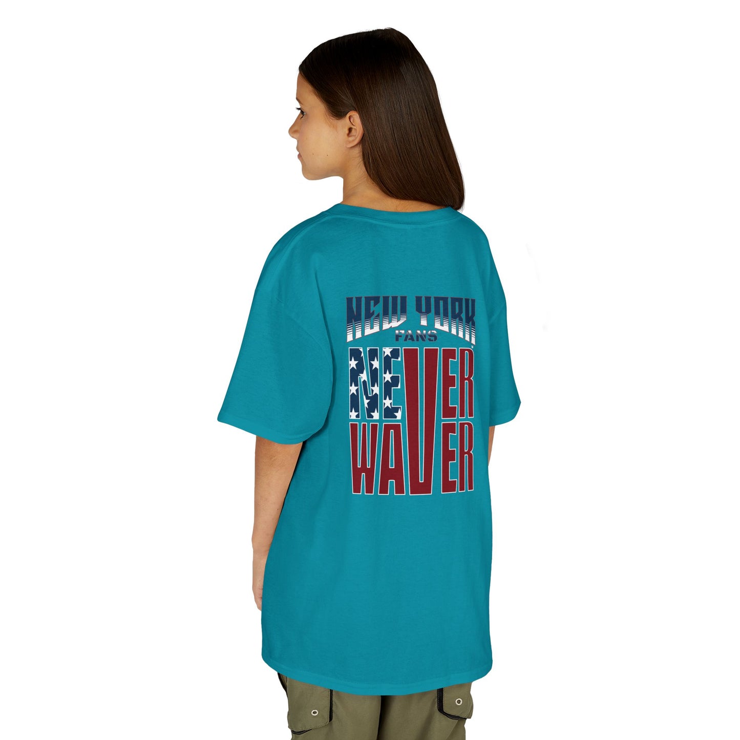 New York Fans Never Waver Kids Heavy Cotton™ Tee - Never Waver
