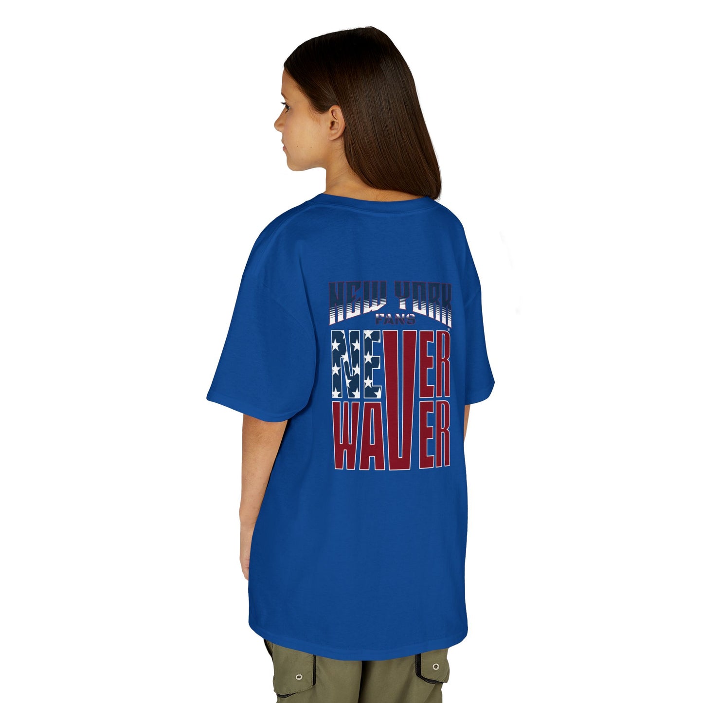 New York Fans Never Waver Kids Heavy Cotton™ Tee - Never Waver
