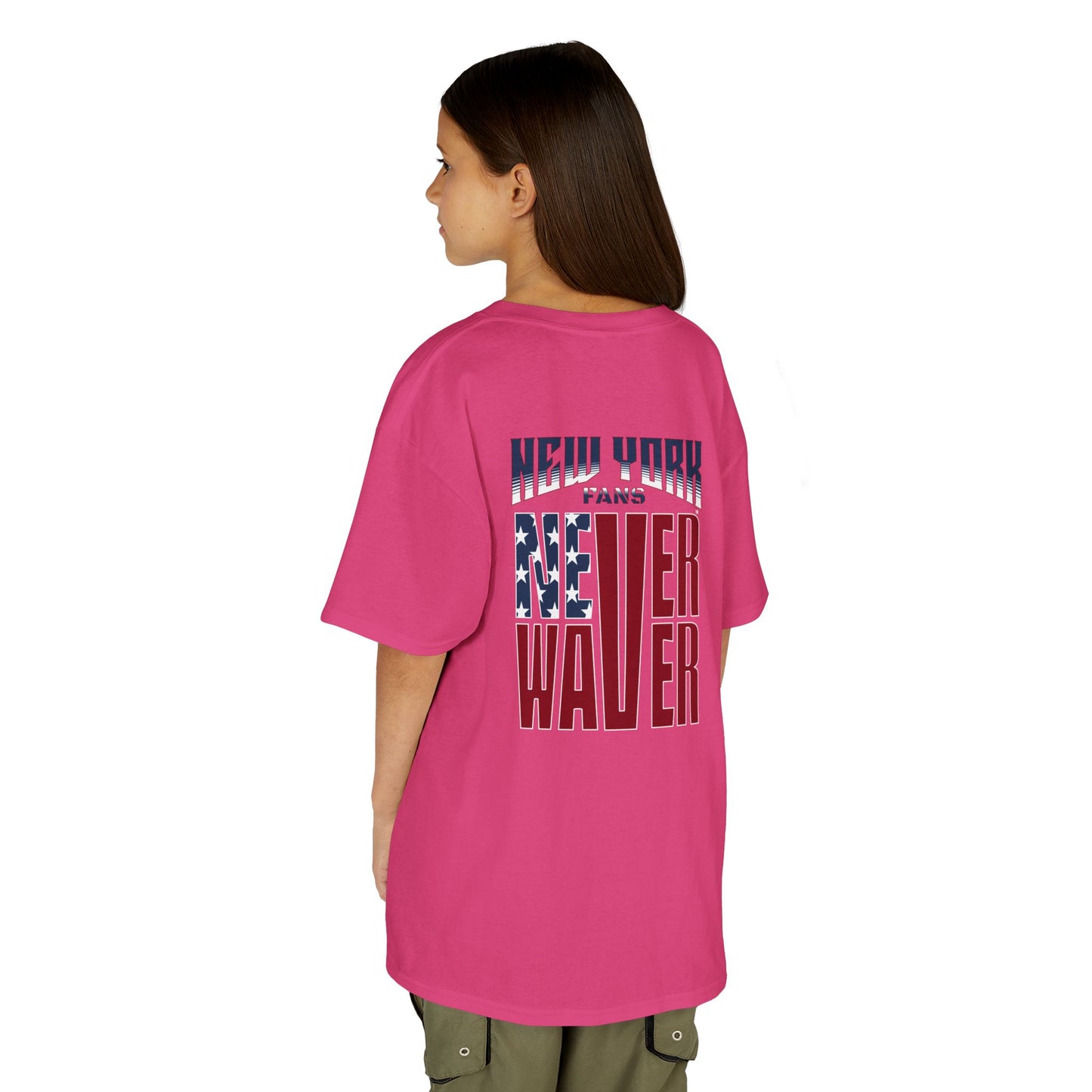 New York Fans Never Waver Kids Heavy Cotton™ Tee - Never Waver