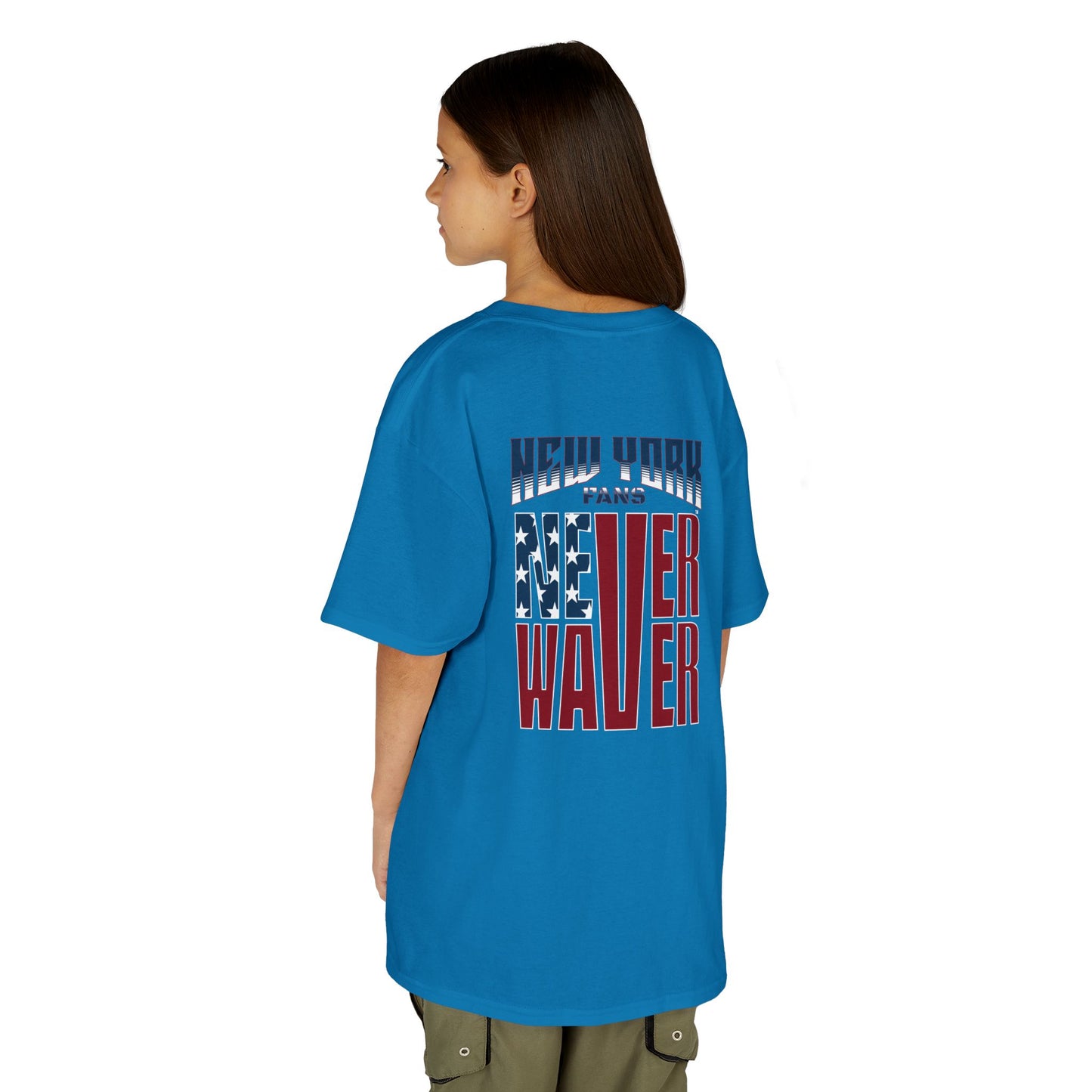 New York Fans Never Waver Kids Heavy Cotton™ Tee - Never Waver
