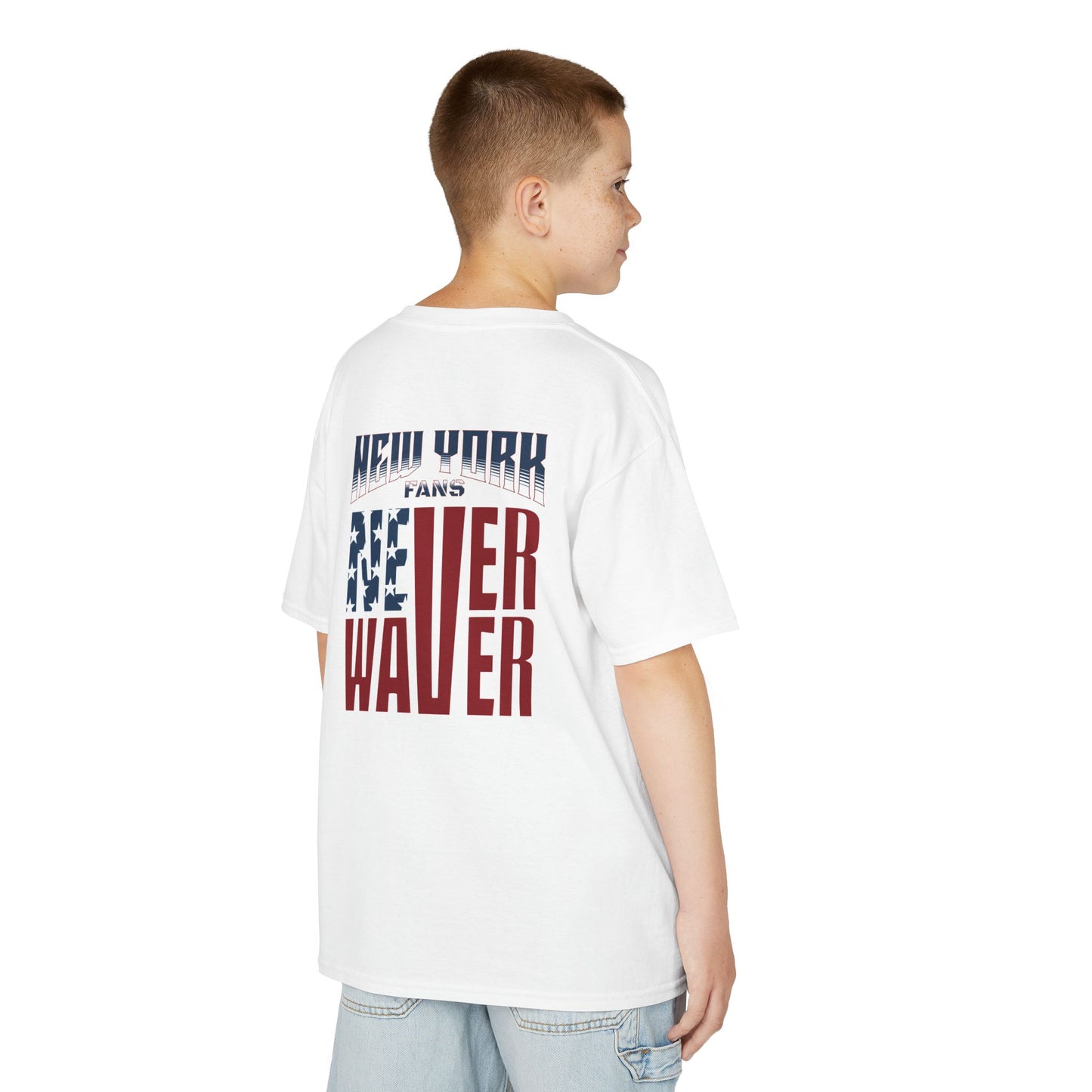New York Fans Never Waver Kids Heavy Cotton™ Tee - Never Waver