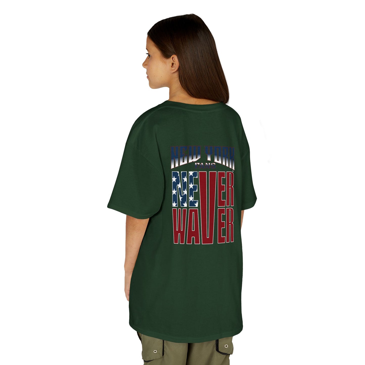 New York Fans Never Waver Kids Heavy Cotton™ Tee - Never Waver