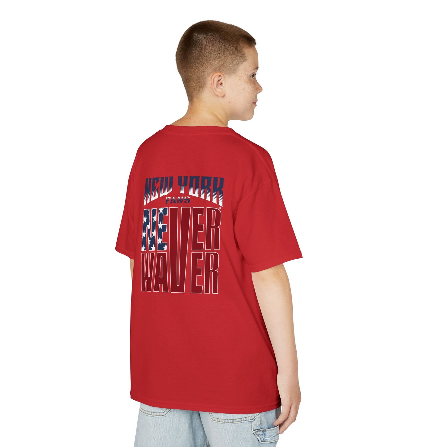 New York Fans Never Waver Kids Heavy Cotton™ Tee - Never Waver