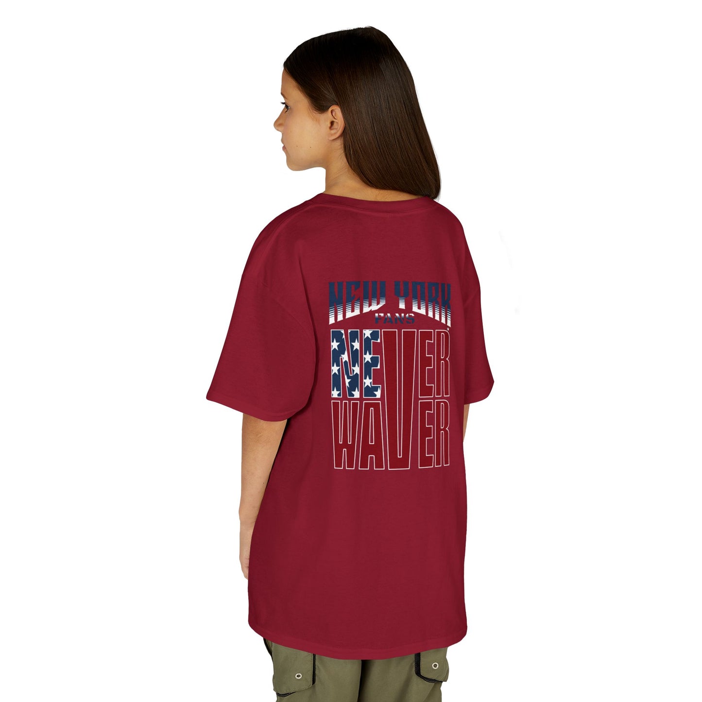 New York Fans Never Waver Kids Heavy Cotton™ Tee - Never Waver