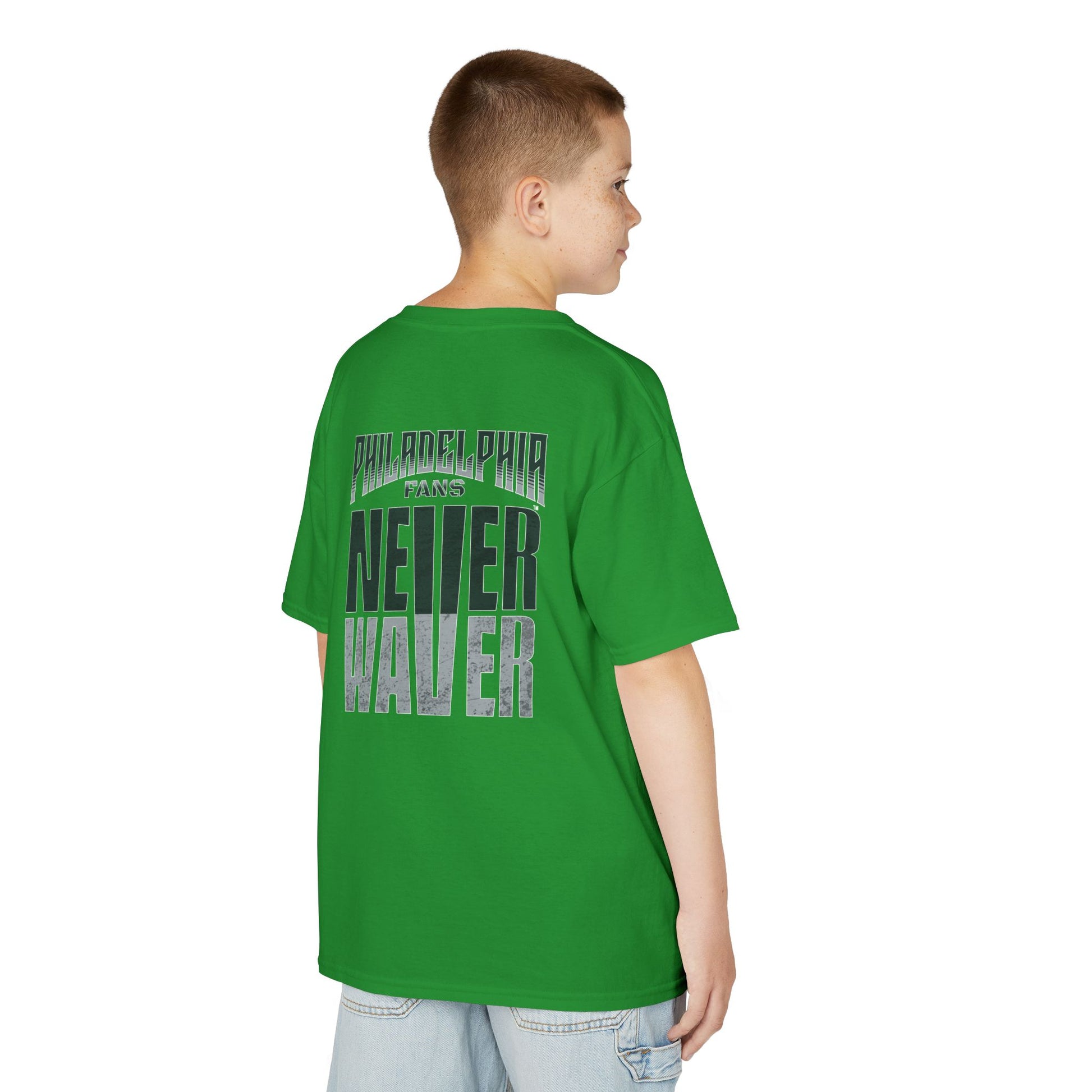 Philadelphia Fans Never Waver Kids Heavy Cotton™ Tee - Never Waver
