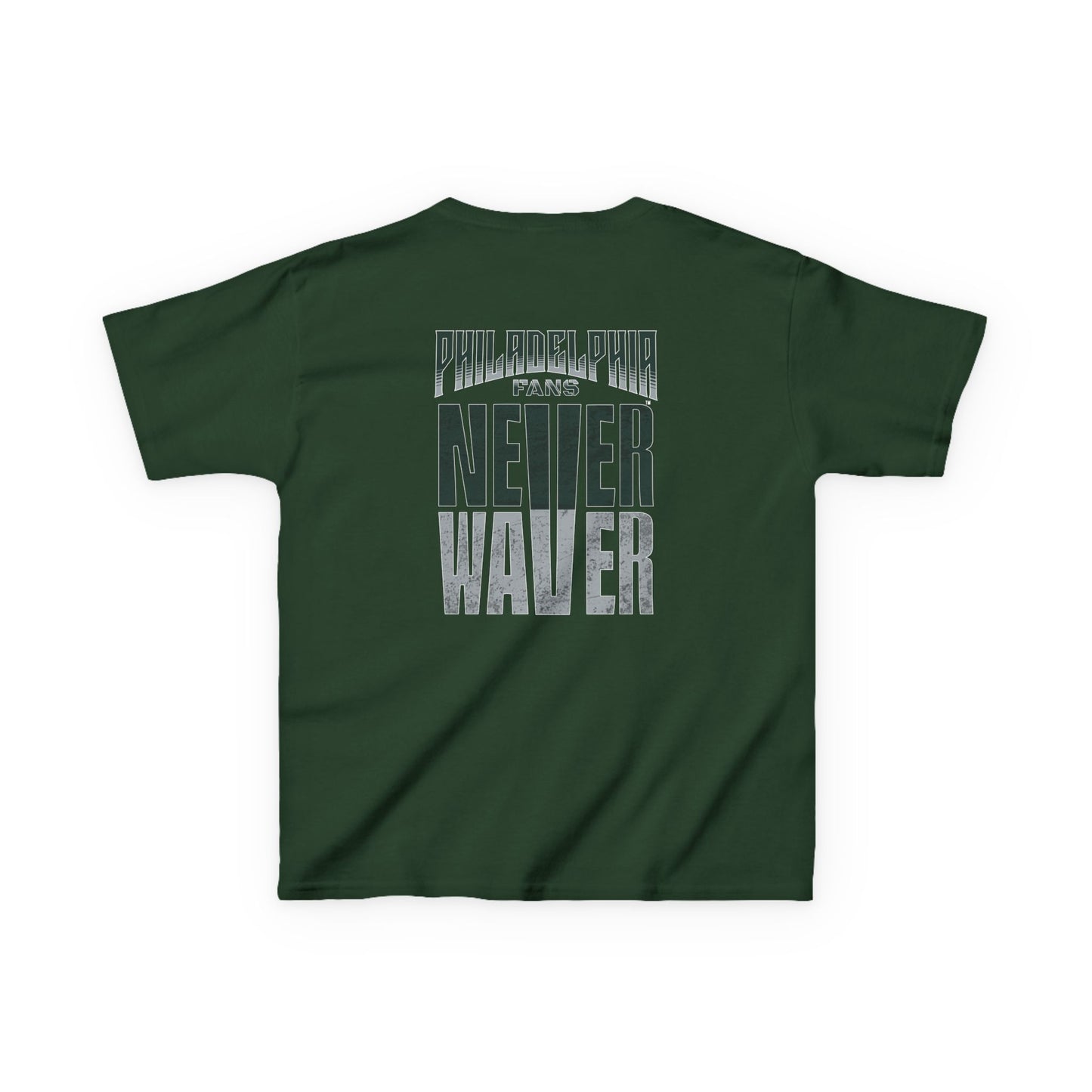 Philadelphia Fans Never Waver Kids Heavy Cotton™ Tee - Never Waver