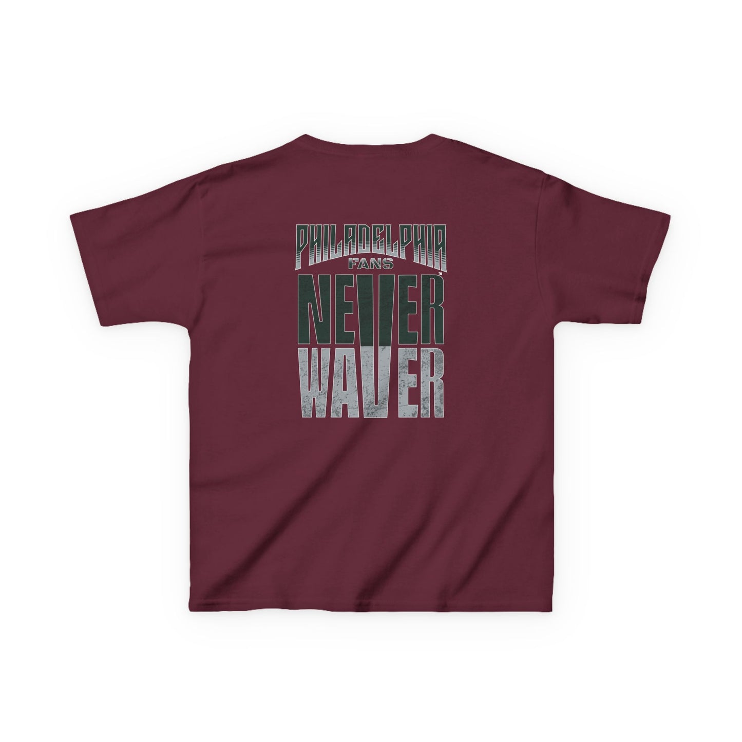 Philadelphia Fans Never Waver Kids Heavy Cotton™ Tee - Never Waver