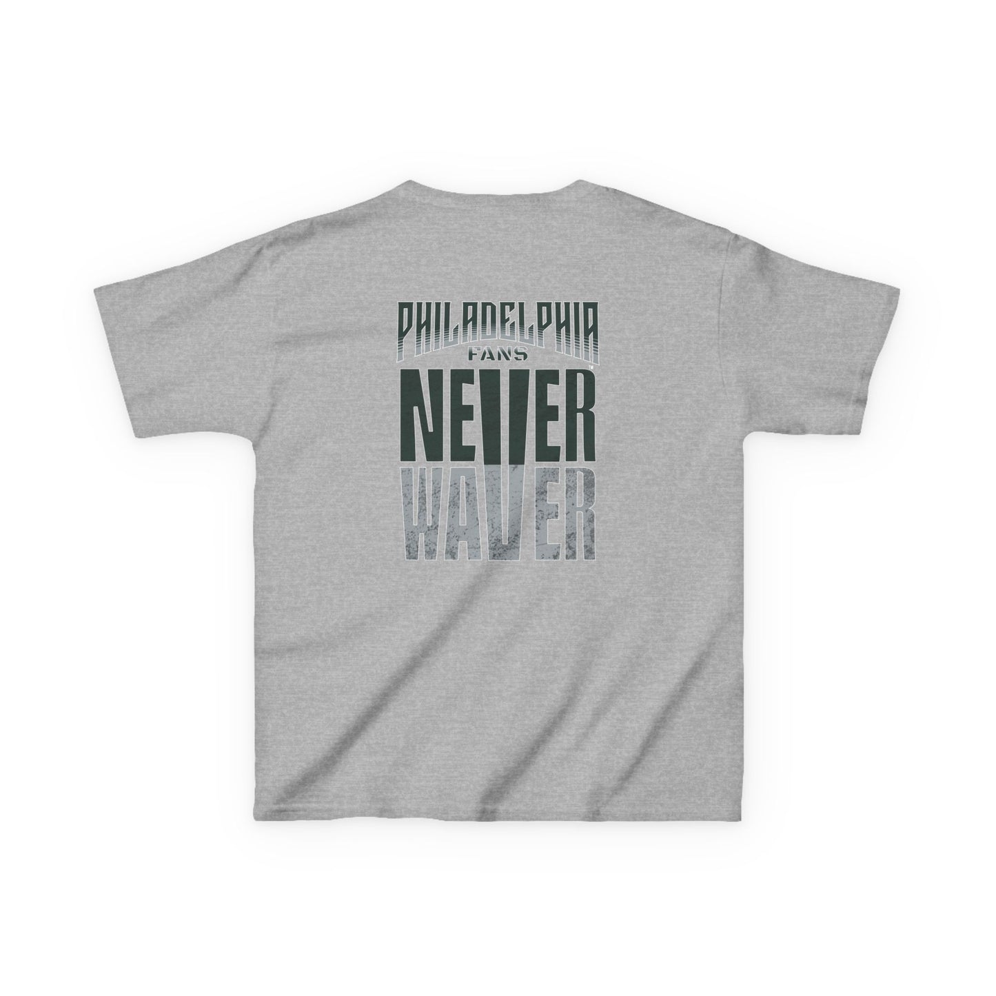 Philadelphia Fans Never Waver Kids Heavy Cotton™ Tee - Never Waver