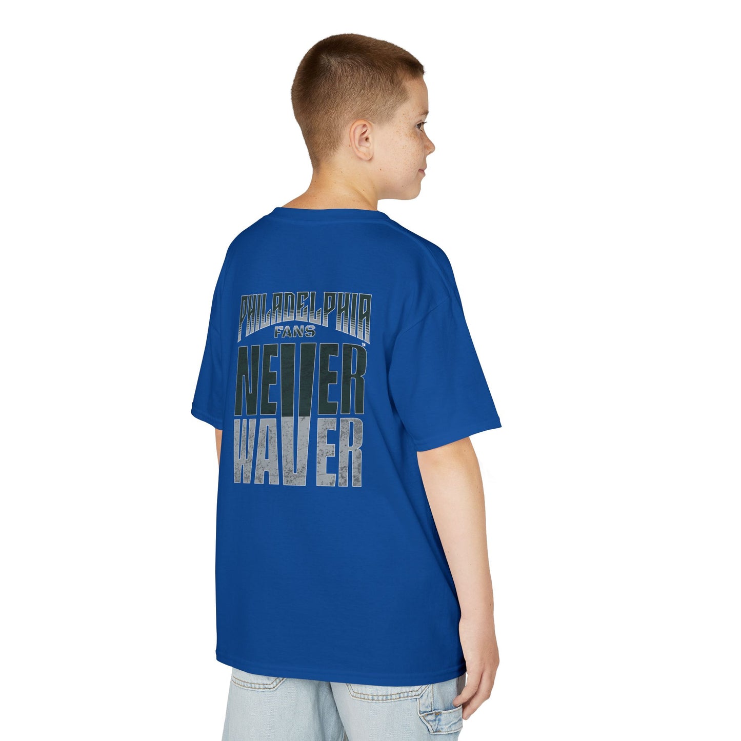 Philadelphia Fans Never Waver Kids Heavy Cotton™ Tee - Never Waver
