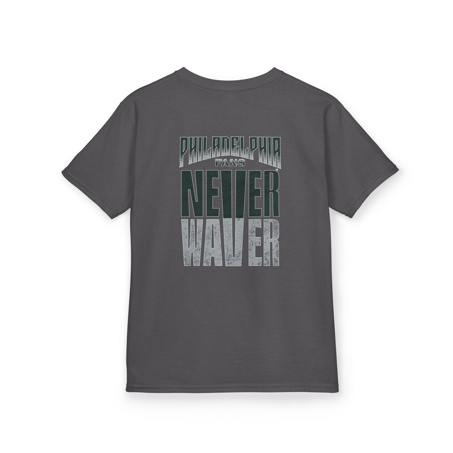 Philadelphia Fans Never Waver Kids Heavy Cotton™ Tee - Never Waver