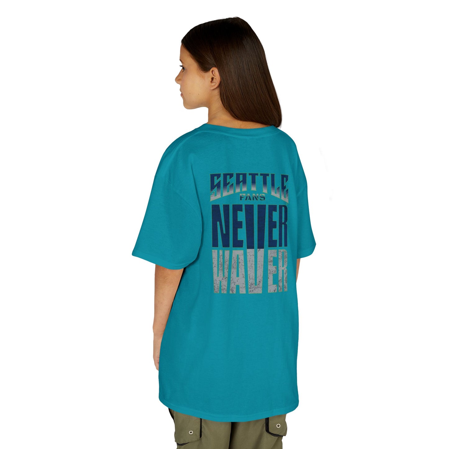 Seattle Fans Never Waver Kids Heavy Cotton™ Tee - Never Waver