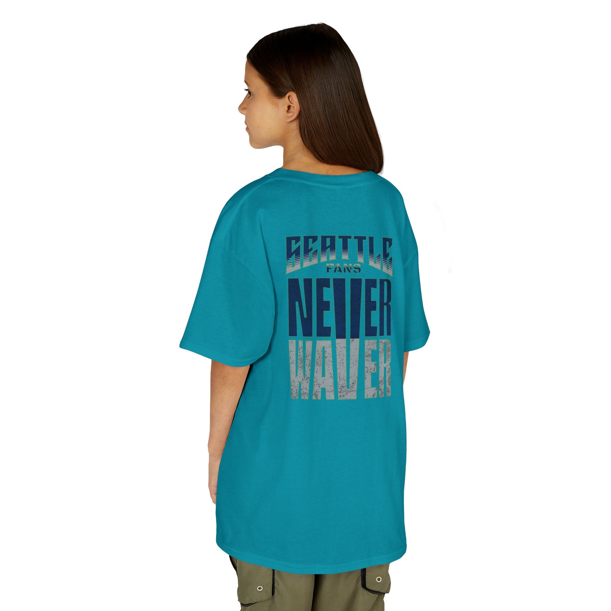 Seattle Fans Never Waver Kids Heavy Cotton™ Tee - Never Waver