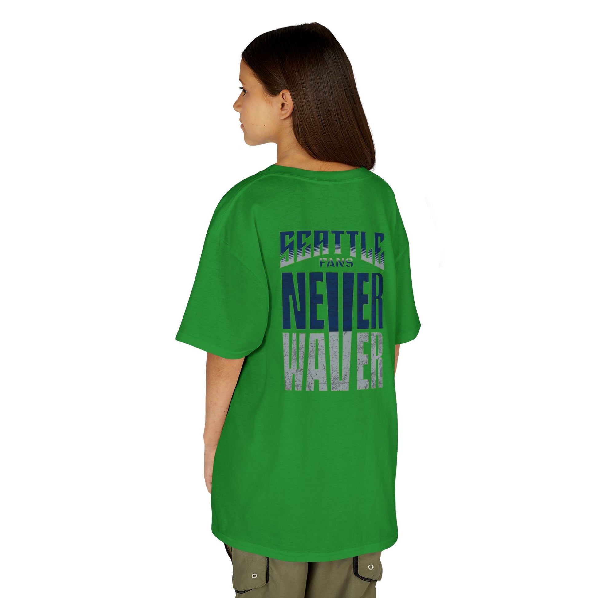 Seattle Fans Never Waver Kids Heavy Cotton™ Tee - Never Waver