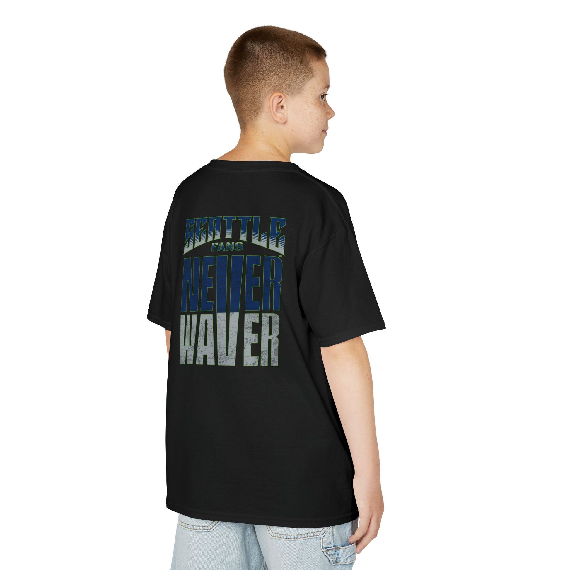 Seattle Fans Never Waver Kids Heavy Cotton™ Tee - Never Waver
