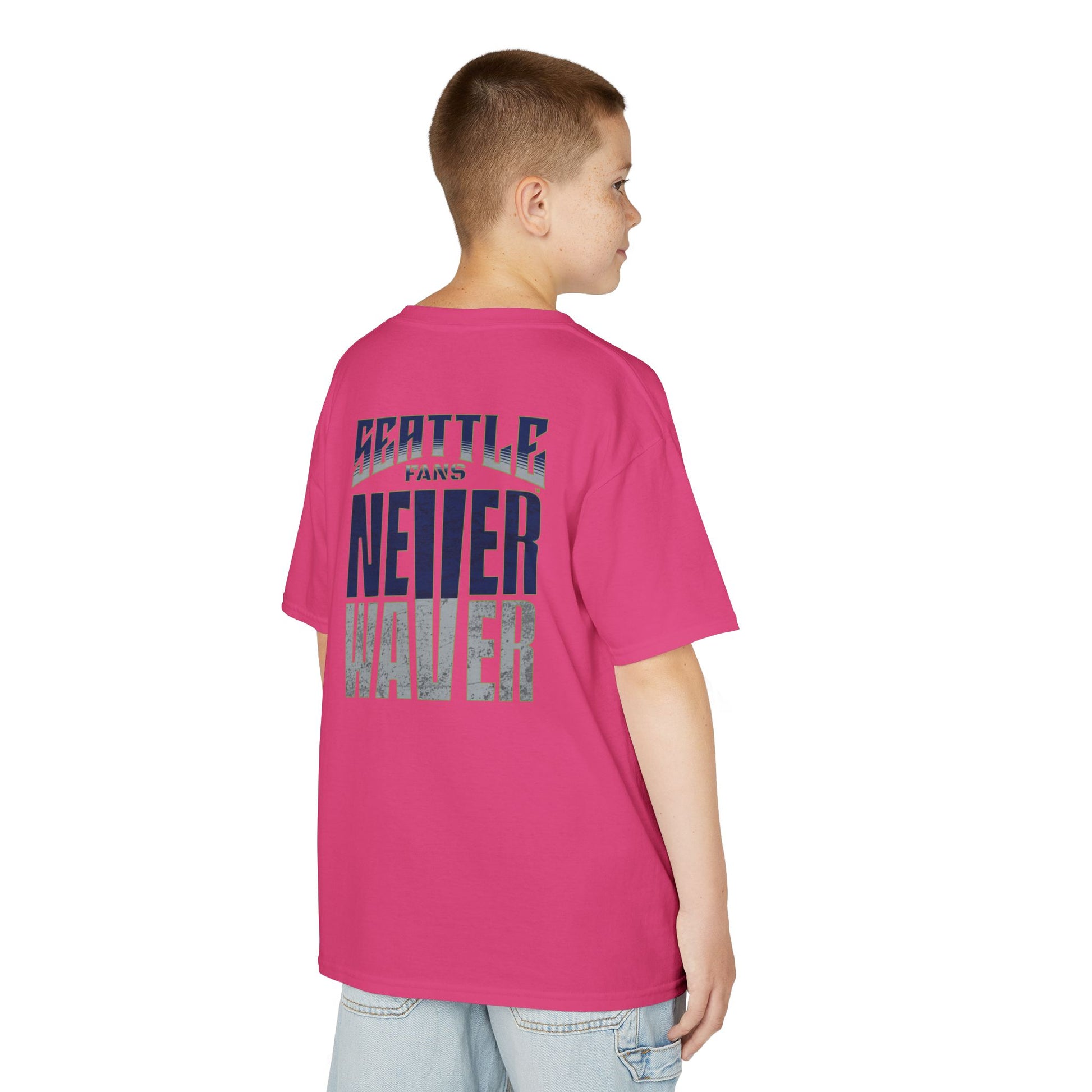 Seattle Fans Never Waver Kids Heavy Cotton™ Tee - Never Waver