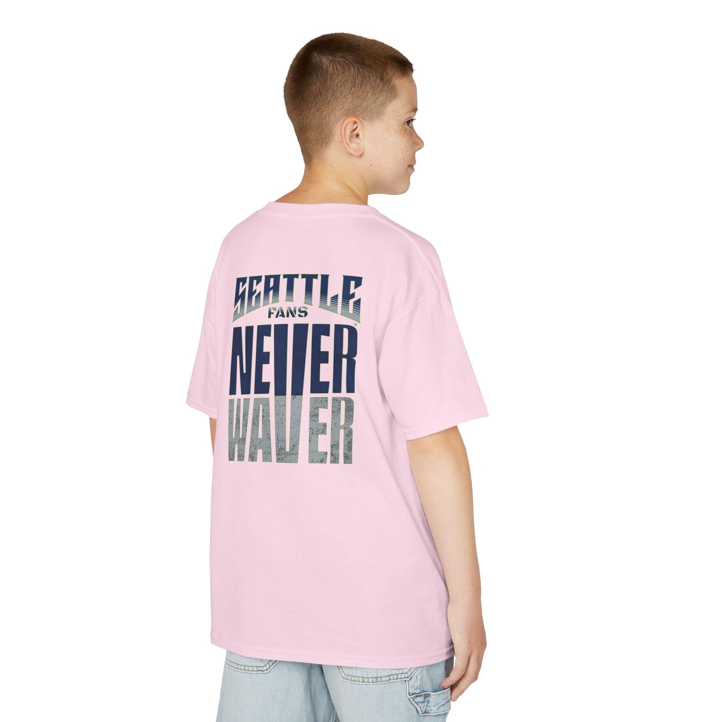 Seattle Fans Never Waver Kids Heavy Cotton™ Tee - Never Waver