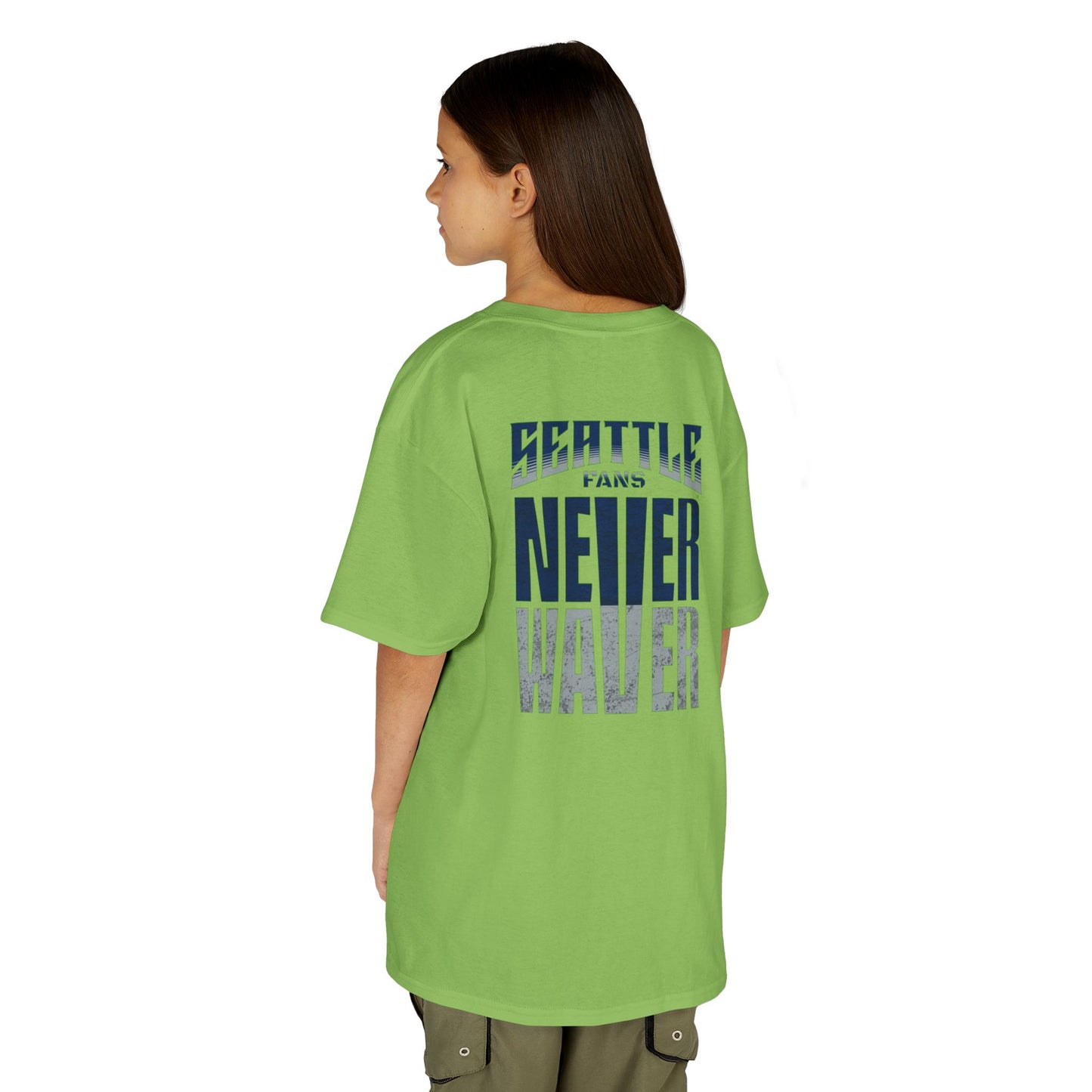 Seattle Fans Never Waver Kids Heavy Cotton™ Tee - Never Waver