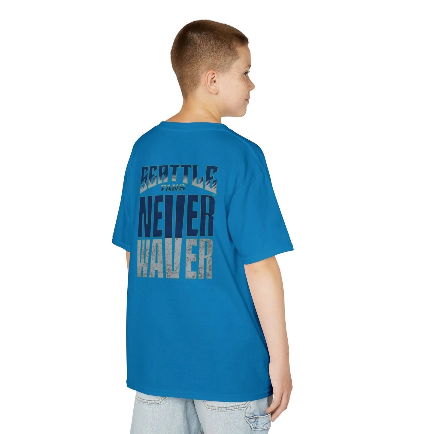 Seattle Fans Never Waver Kids Heavy Cotton™ Tee - Never Waver