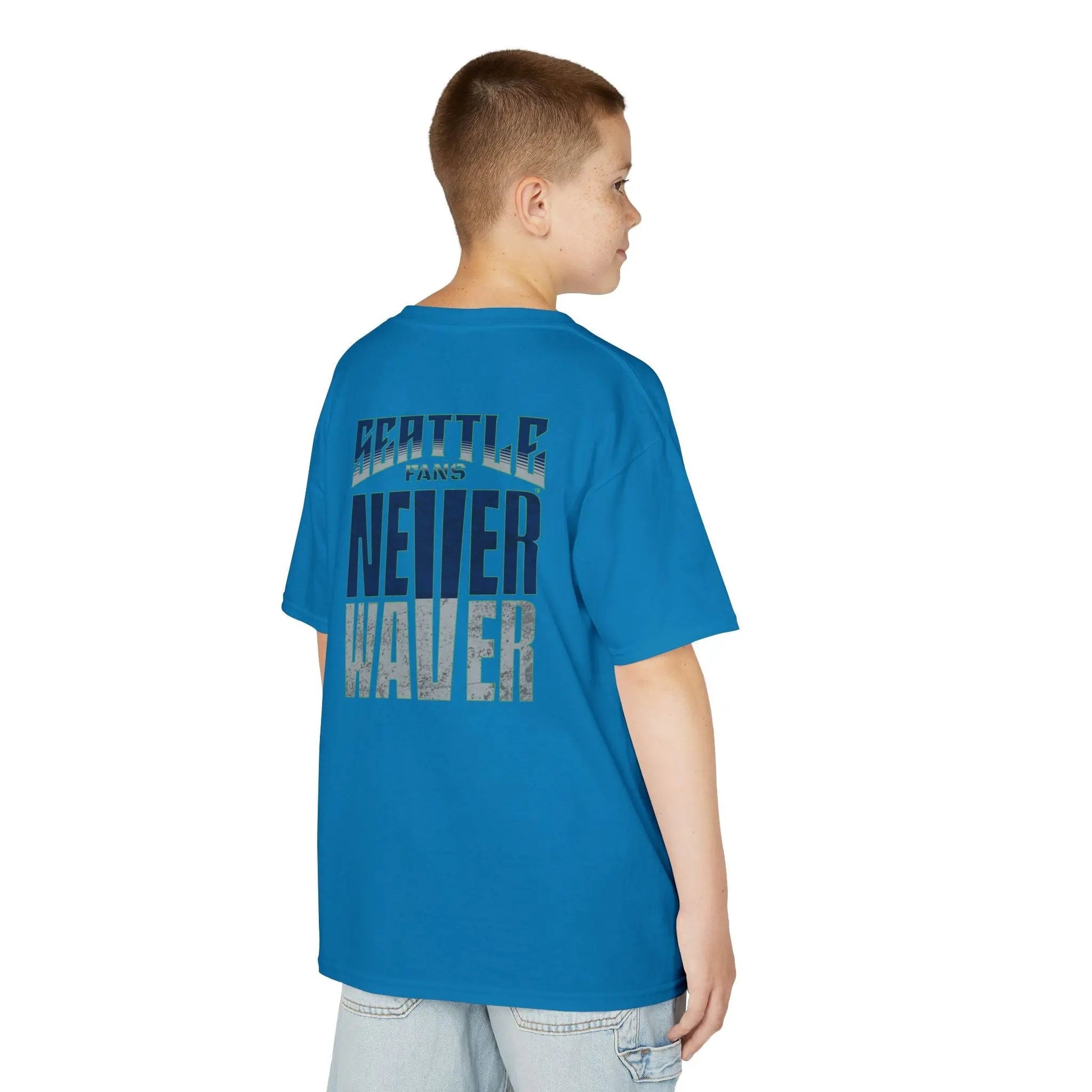 Seattle Fans Never Waver Kids Heavy Cotton™ Tee - Never Waver