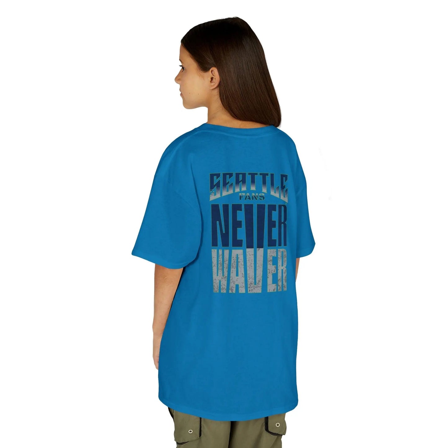 Seattle Fans Never Waver Kids Heavy Cotton™ Tee - Never Waver