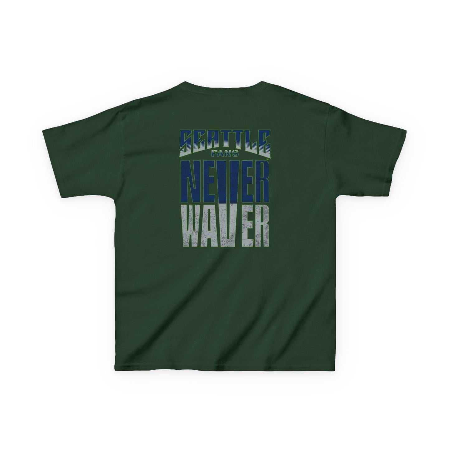 Seattle Fans Never Waver Kids Heavy Cotton™ Tee - Never Waver
