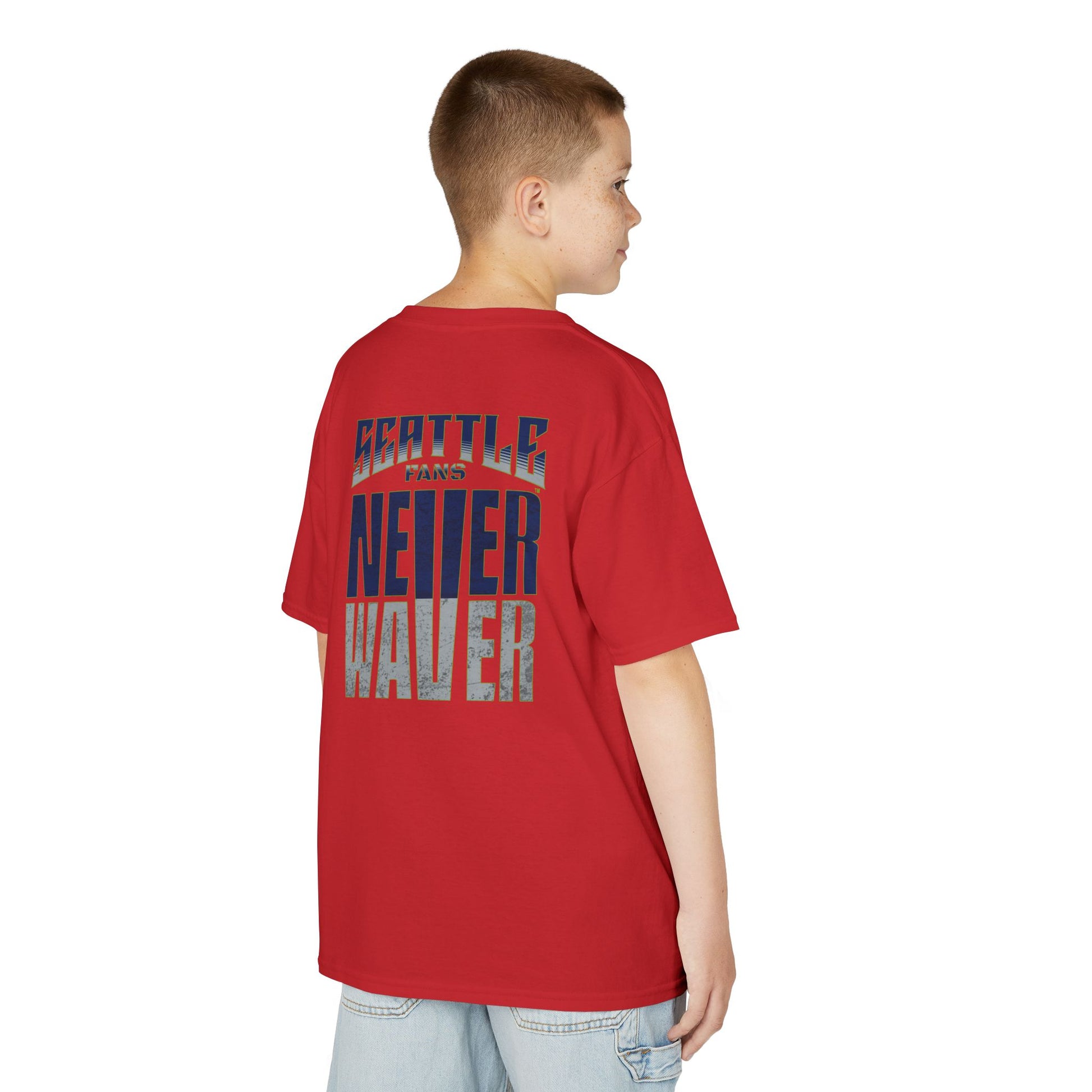 Seattle Fans Never Waver Kids Heavy Cotton™ Tee - Never Waver