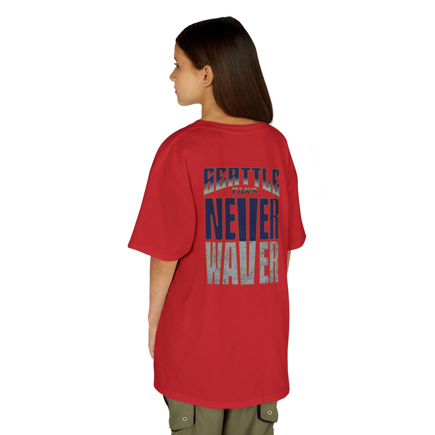 Seattle Fans Never Waver Kids Heavy Cotton™ Tee - Never Waver