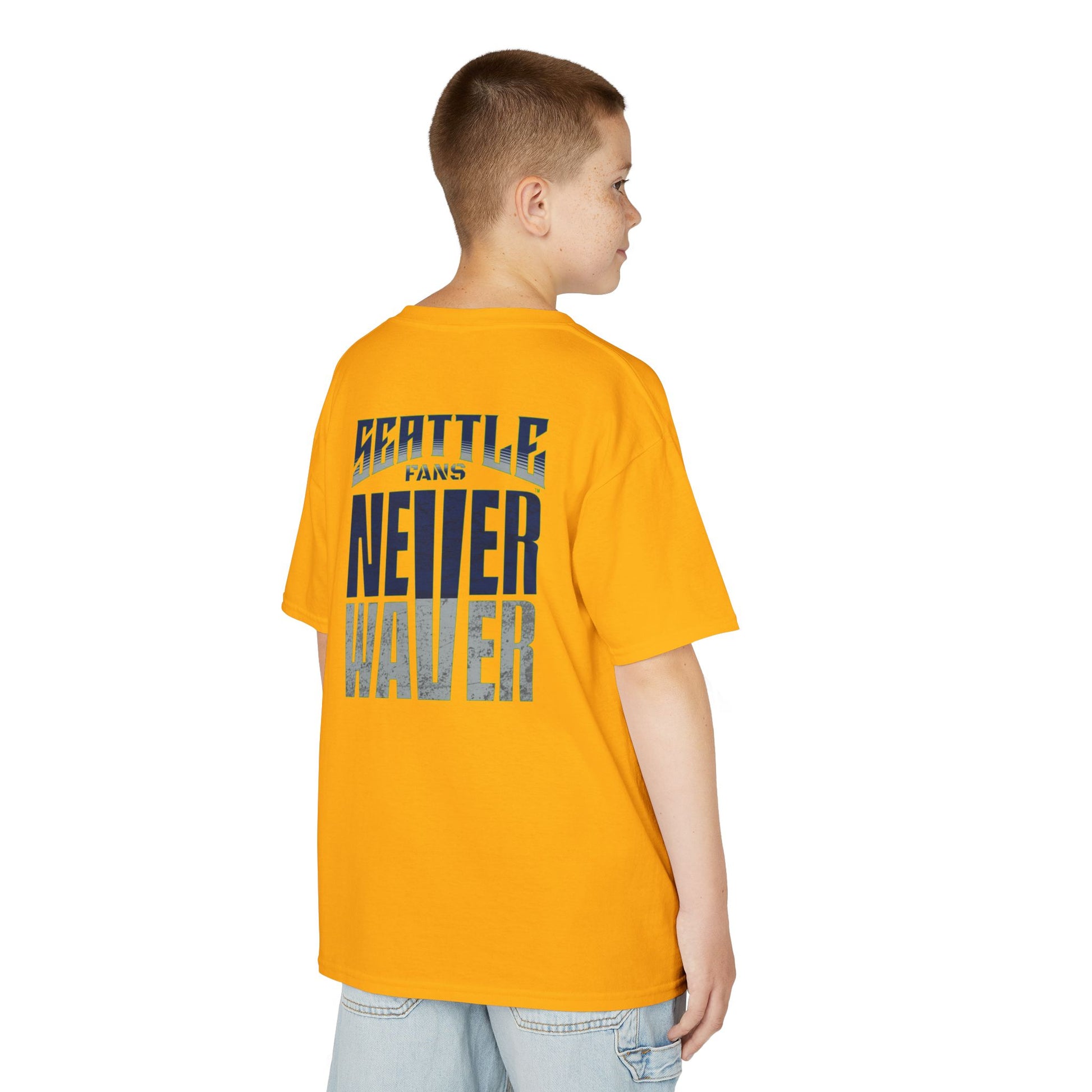 Seattle Fans Never Waver Kids Heavy Cotton™ Tee - Never Waver
