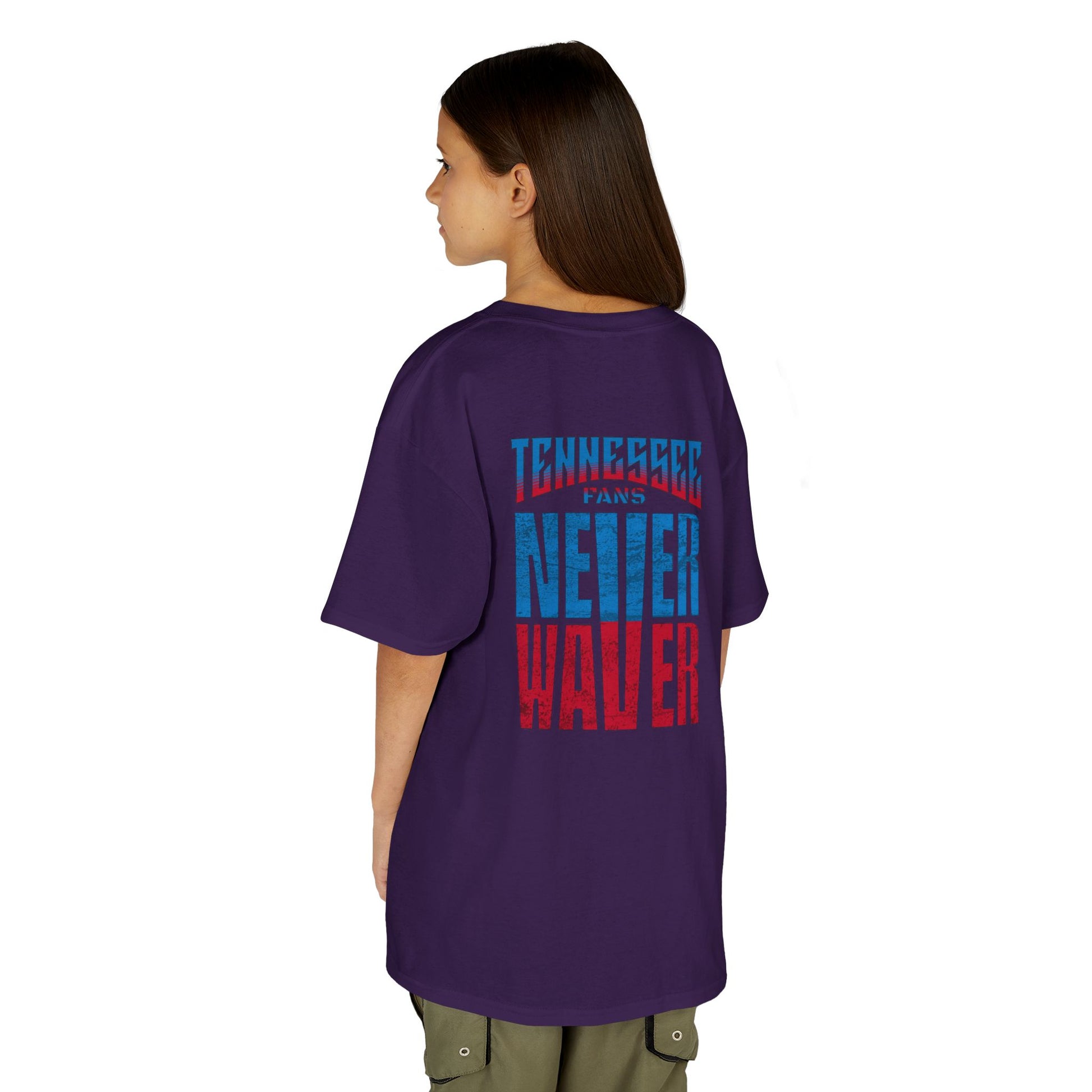 Tennessee Fans Never Waver Kids Heavy Cotton™ Tee - Never Waver