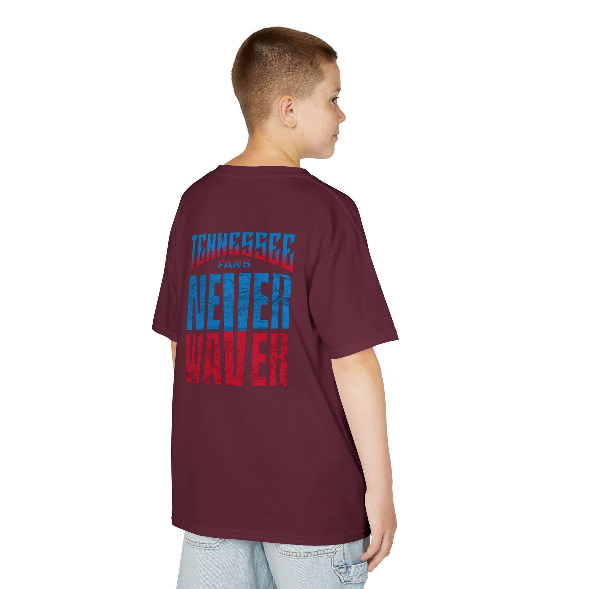 Tennessee Fans Never Waver Kids Heavy Cotton™ Tee - Never Waver