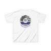 True Americans Never Waver They Always Back The Blue   Kids Heavy Cotton™ Tee - Never Waver