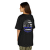 True Americans Never Waver They Always Back The Blue   Kids Heavy Cotton™ Tee - Never Waver