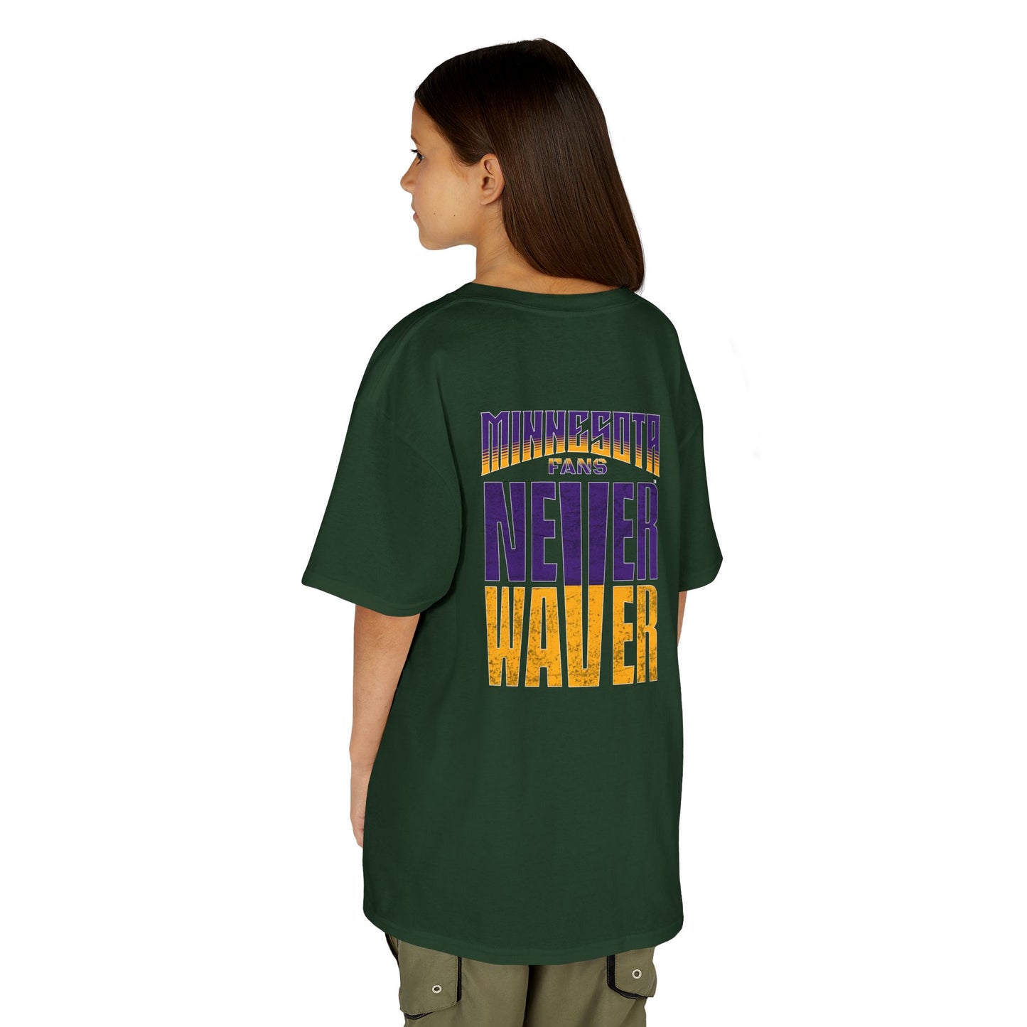 Minnesota Fans Never Waver Kids Heavy Cotton™ Tee - Never Waver
