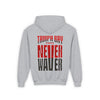 Youth Heavy Blend Hooded Sweatshirt - Never Waver Tampa Bay Fans - Never Waver