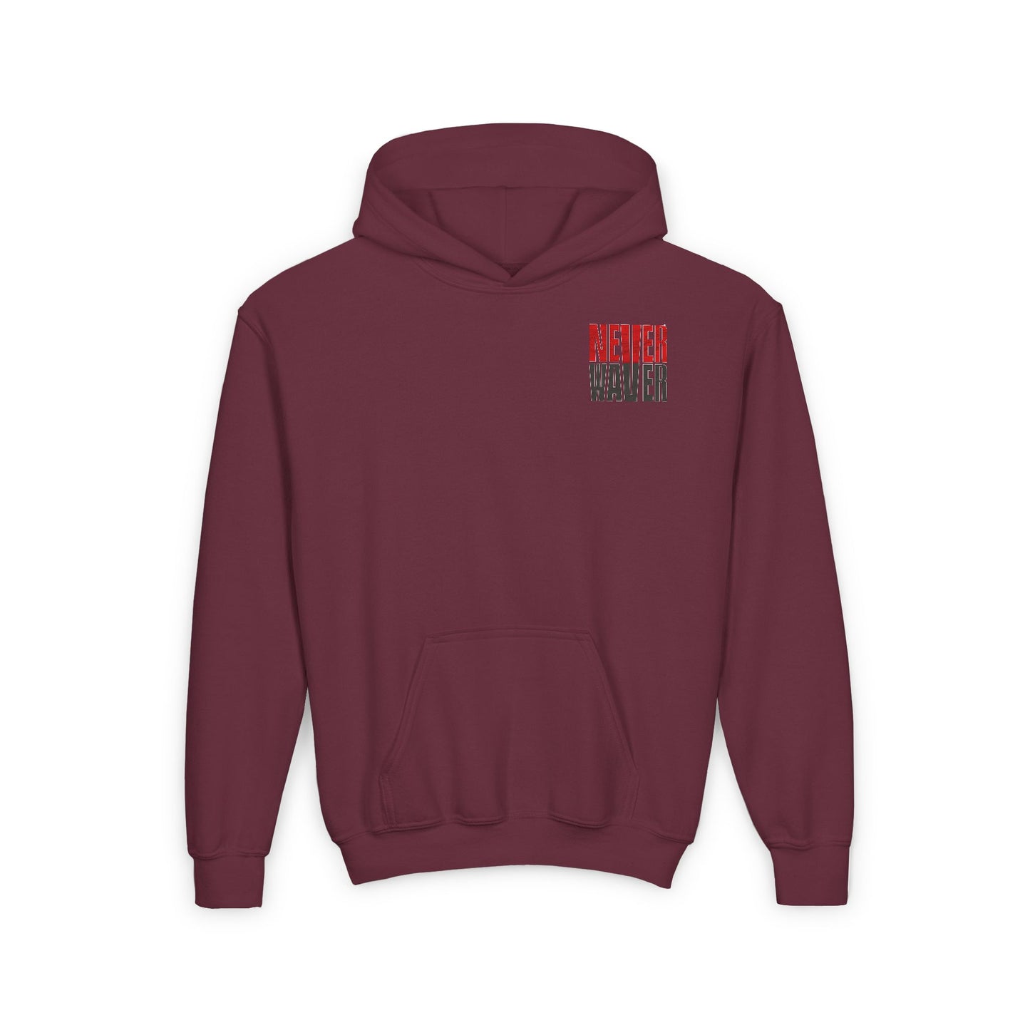 Youth Heavy Blend Hooded Sweatshirt - Never Waver Tampa Bay Fans - Never Waver