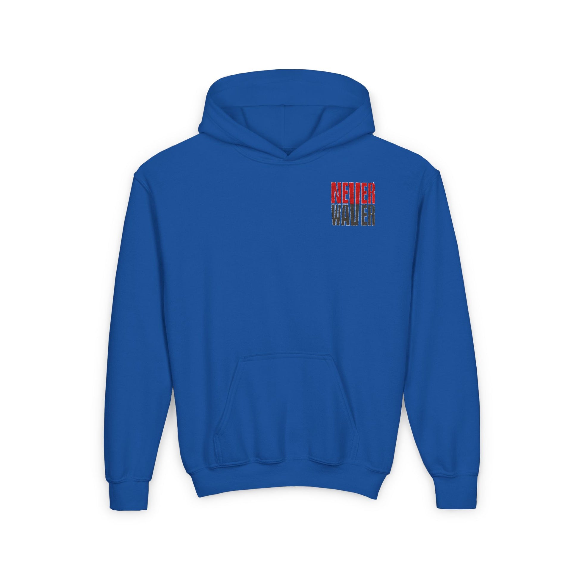 Youth Heavy Blend Hooded Sweatshirt - Never Waver Tampa Bay Fans - Never Waver