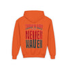Youth Heavy Blend Hooded Sweatshirt - Never Waver Tampa Bay Fans - Never Waver