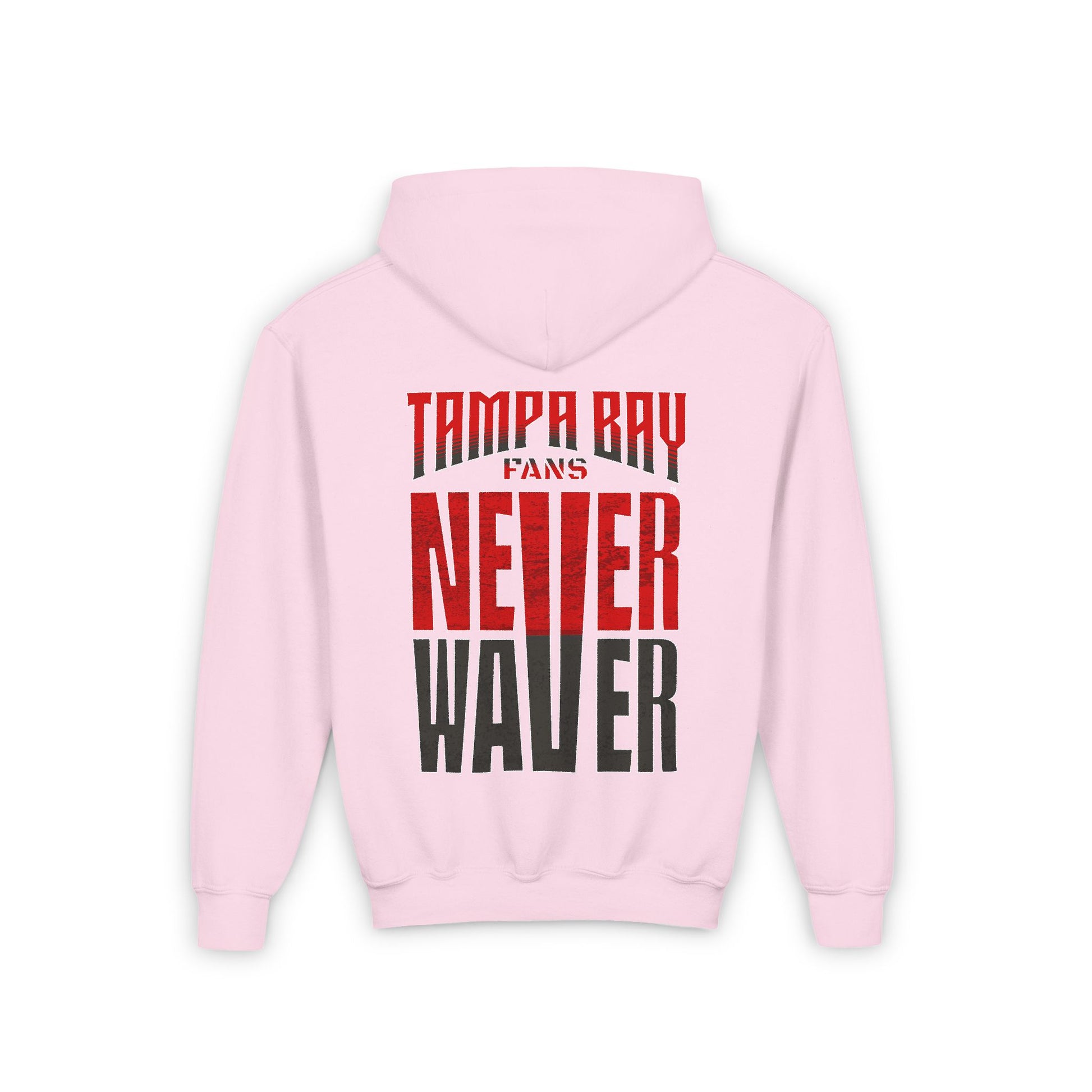 Youth Heavy Blend Hooded Sweatshirt - Never Waver Tampa Bay Fans - Never Waver
