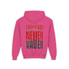 Youth Heavy Blend Hooded Sweatshirt - Never Waver Tampa Bay Fans - Never Waver